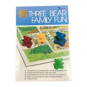 1990 Learning Resources Three Bear Family Fun Board Game FACTORY…